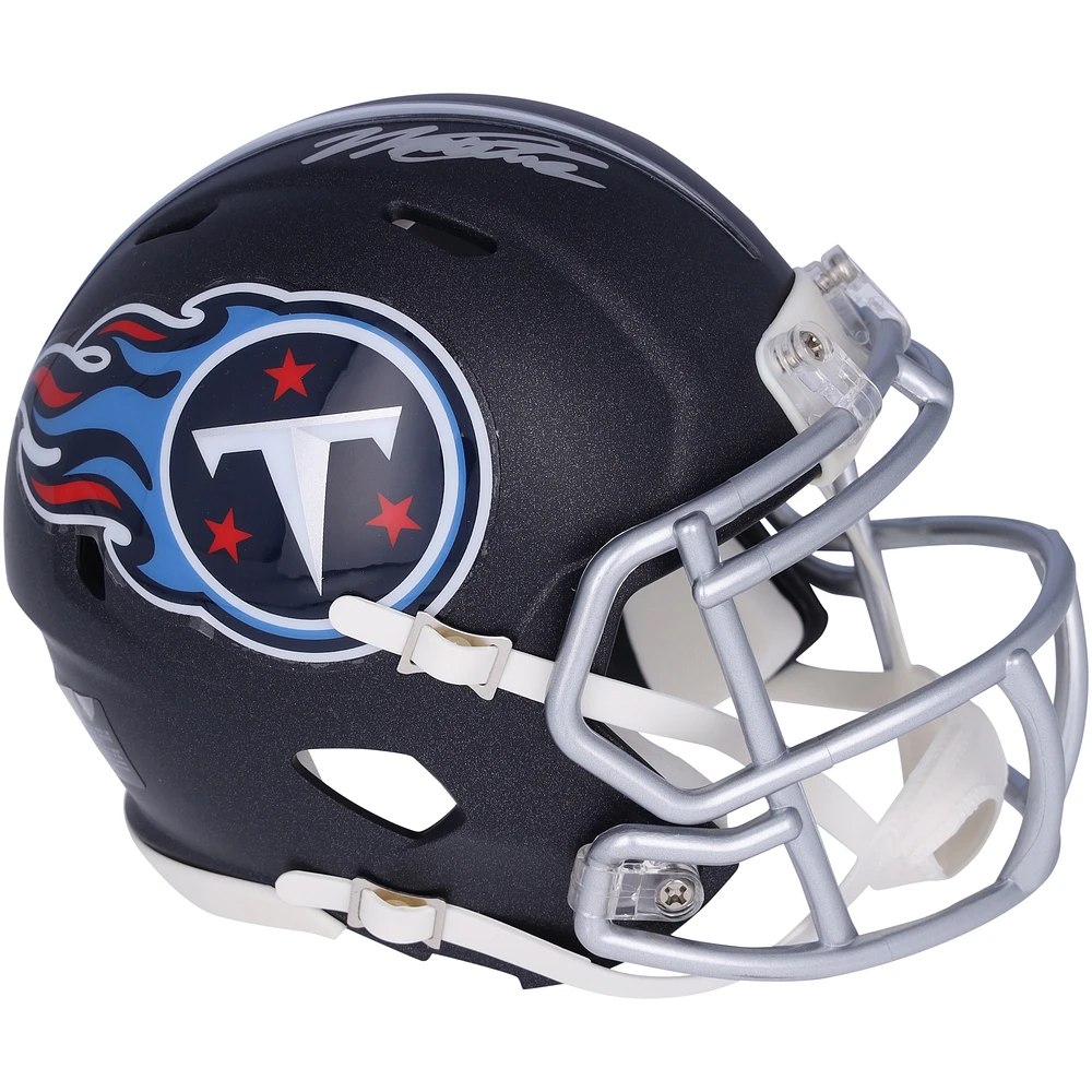 Will Levis Tennessee Titans Autographed Riddell Speed Mini Helmet
