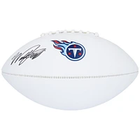 Will Levis Tennessee Titans Autographed White Panel Football