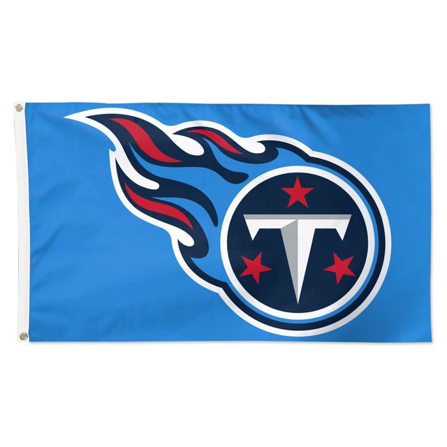 WinCraft Tennessee Titans Drapeau simple face avec logo principal 3 pi x 5 pi