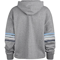 Women's '47 Heather Gray Tennessee Titans Upland Bennett Pullover Hoodie