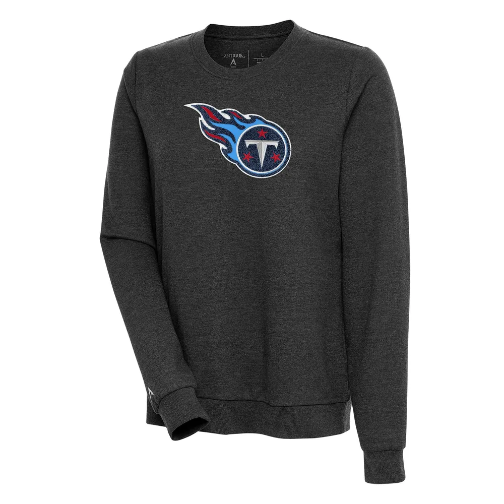 Lids Tennessee Titans Antigua Women's Action Crewneck Chenille Pullover  Sweatshirt