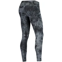 Women's Concepts Sport Black Tennessee Titans Burst Tie-Dye Leggings