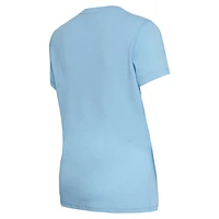 Ensemble de nuit T-shirt et pantalon en flanelle pour femme Concepts Sport bleu clair/bleu marine Tennessee Titans