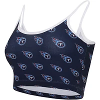 Women's Concepts Sport Navy Tennessee Titans Gauge Lounge Bralette