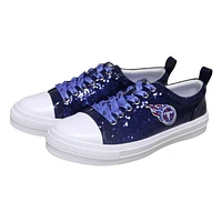 Baskets à paillettes Cuce pour femmes, bleu marine, Tennessee Titans Team