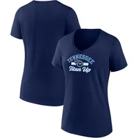 Lids Tennessee Titans Fanatics Branded Women's Drive Forward V-Neck Long  Sleeve T-Shirt - Navy