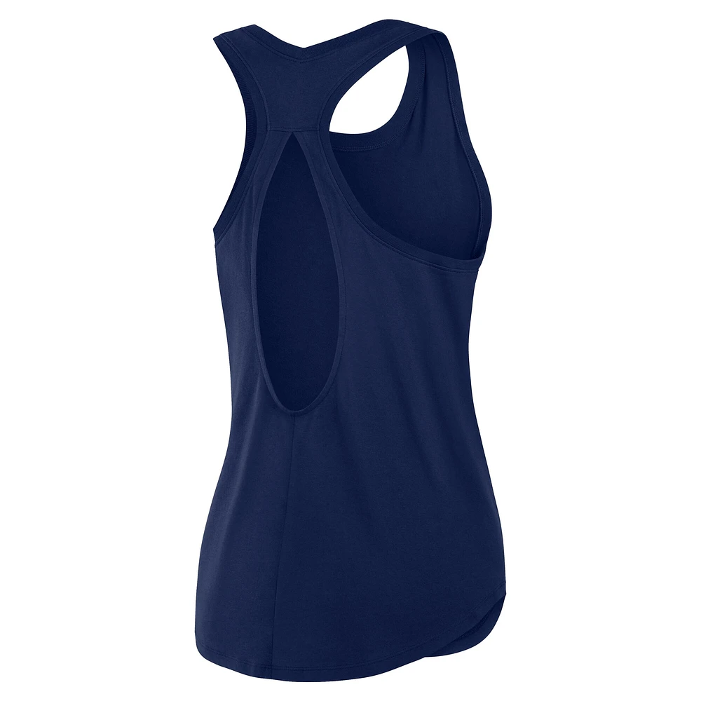 Women's Fanatics Navy Tennessee Titans Iron Fan Tank Top
