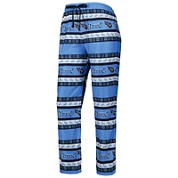 Women's FOCO Light Blue Tennessee Titans Wordmark Ugly Pajama Set