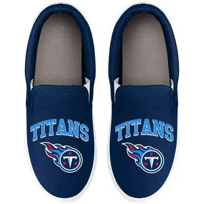 Tennessee Titans FOCO Women's Big Logo Slip-On Sneakers