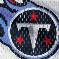 Women's G-III 4Her by Carl Banks White/Navy Tennessee Titans First Team 3/4-Sleeve Mesh T-Shirt