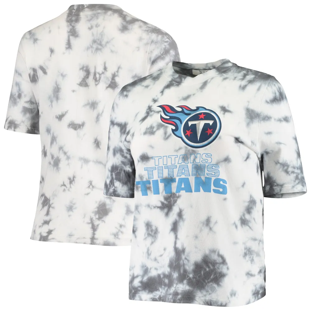 Lids Tennessee Titans Junk Food Women's Team Spirit Tie-Dye T-Shirt - Navy