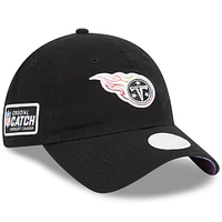 Women's New Era  Black Tennessee Titans 2023 NFL Crucial Catch 9TWENTY Adjustable Hat