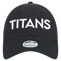 Casquette ajustable Cece 9TWENTY noire Tennessee Titans de New Era pour femme