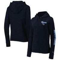 Women's New Era Navy Tennessee Titans Reverse Full-Zip Hoodie