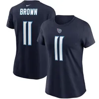 AJ Brown Tennessee Titans Nike Women's Name & Number T-Shirt - Navy