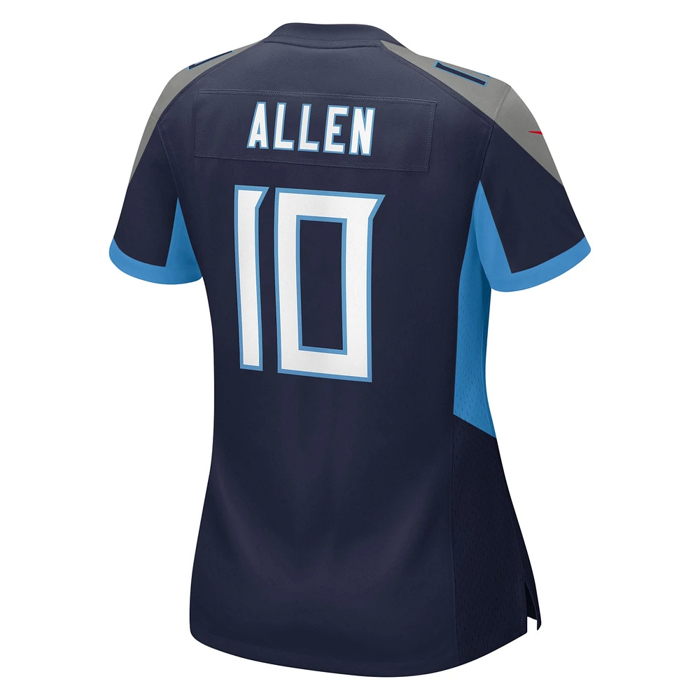 Maillot Nike Brandon Allen bleu marine pour femme des Titans du Tennessee