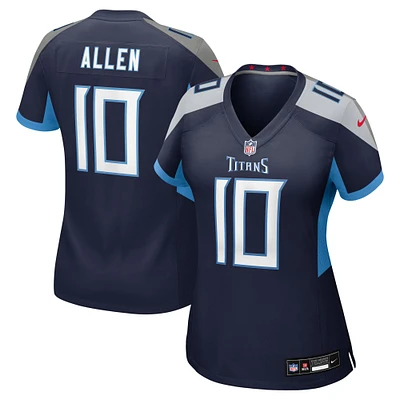Women's Nike Brandon Allen  Navy Tennessee Titans Team Game Jersey
