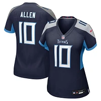 Maillot Nike Brandon Allen bleu marine pour femme des Titans du Tennessee