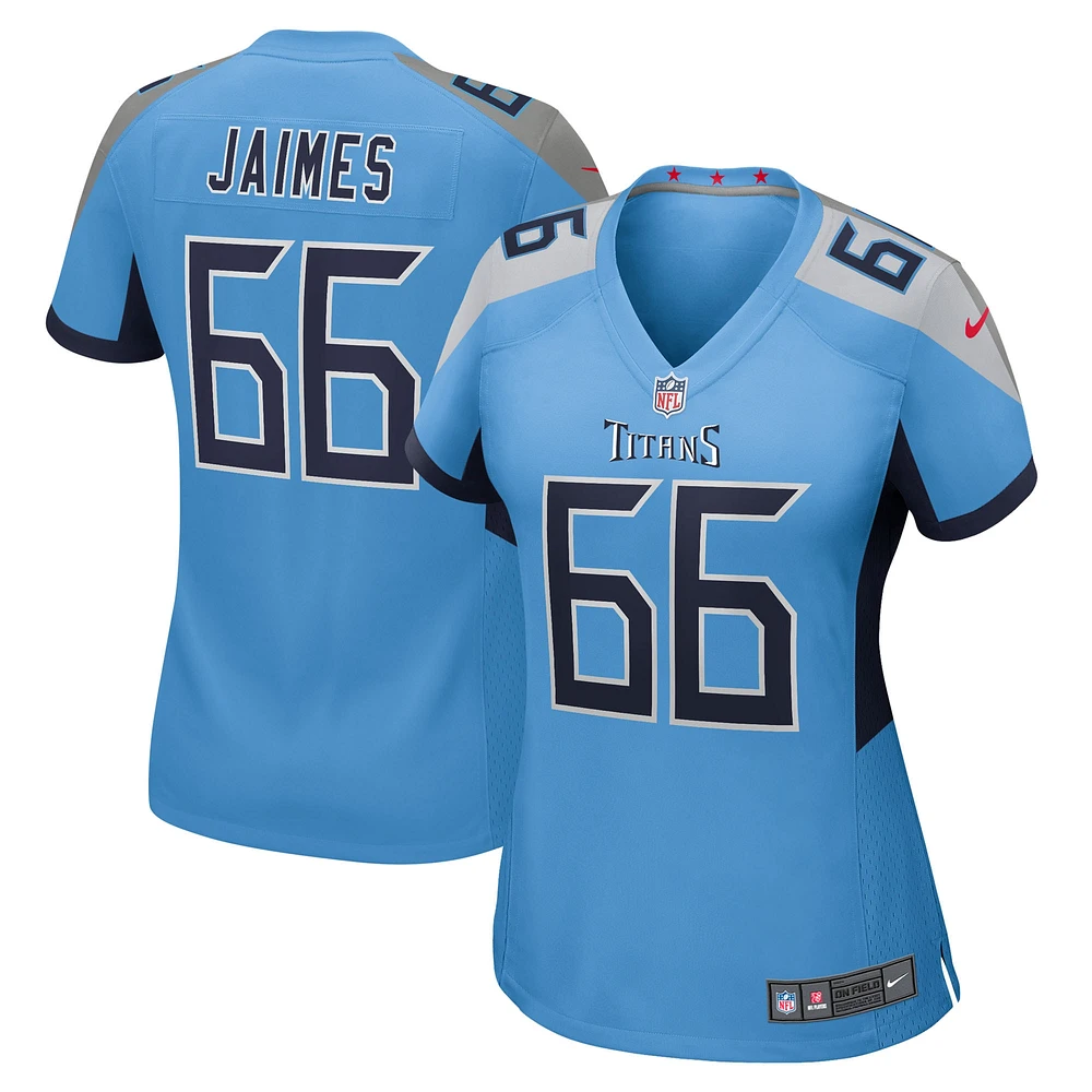 Women's Nike Brenden Jaimes Light Blue Tennessee Titans Team Game Jersey