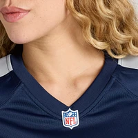 Maillot de joueur retraité Nike Bruce Matthews pour femme, bleu marine, Tennessee Titans