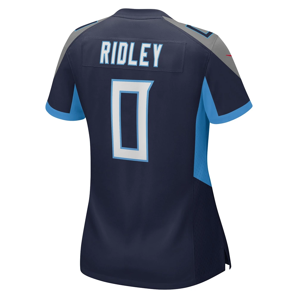 Maillot de joueur jeu Nike Calvin Ridley pour femmes, bleu marine, Tennessee Titans