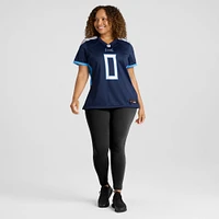 Maillot de joueur jeu Nike Calvin Ridley pour femmes, bleu marine, Tennessee Titans