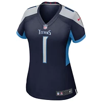 Women's Nike Cameron Ward Navy Tennessee Titans 2025 NFL Draft First Round Pick  Alternate Game Jersey
