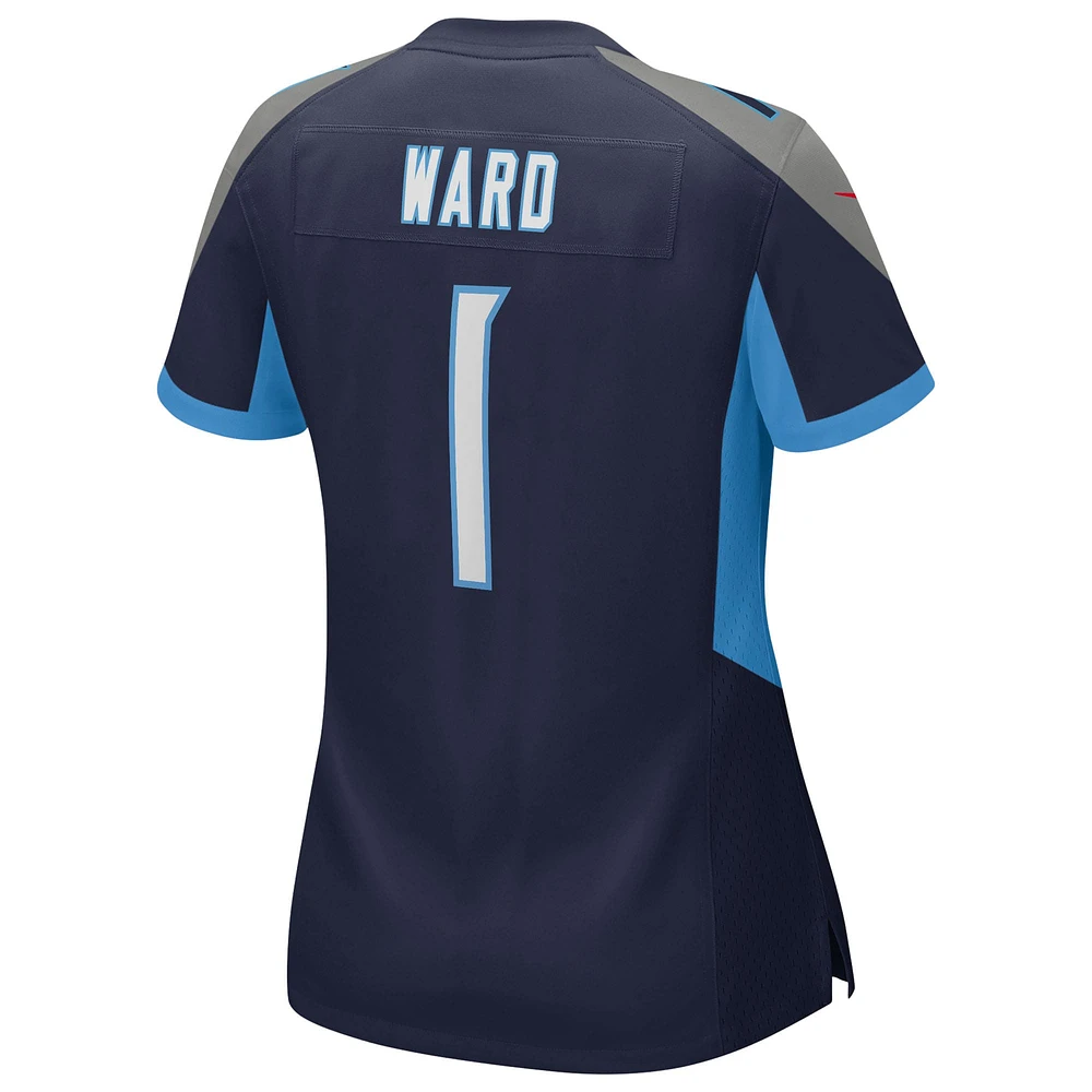 Women's Nike Cameron Ward Navy Tennessee Titans 2025 NFL Draft First Round Pick  Alternate Game Jersey