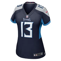 Maillot de match Nike Chidobe Awuzie pour femme, bleu marine, Tennessee Titans