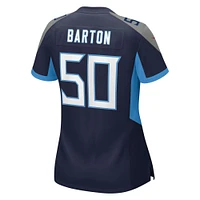 Women's Nike Cody Barton  Navy Tennessee Titans Team Game Jersey