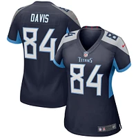 Maillot de match Nike Corey Davis des Tennessee Titans pour femme, bleu marine