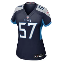 Women's Nike Curtis Jacobs  Navy Tennessee Titans Team Game Jersey