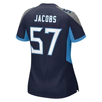 Women's Nike Curtis Jacobs  Navy Tennessee Titans Team Game Jersey