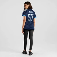 Women's Nike Curtis Jacobs  Navy Tennessee Titans Team Game Jersey