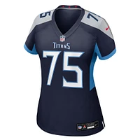 Women's Nike Dan Moore Jr.  Navy Tennessee Titans Team Game Jersey