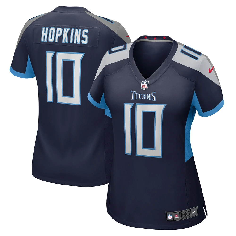 Maillot de match Nike DeAndre Hopkins Tennessee Titans pour femme, bleu marine