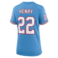 Maillot de joueur Nike Derrick Henry pour femme, bleu clair, Tennessee Titans