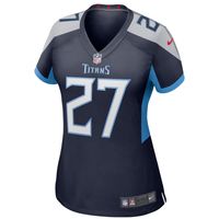 Women's Nike Eddie George Navy Tennessee Titans Game Retired Player Jersey