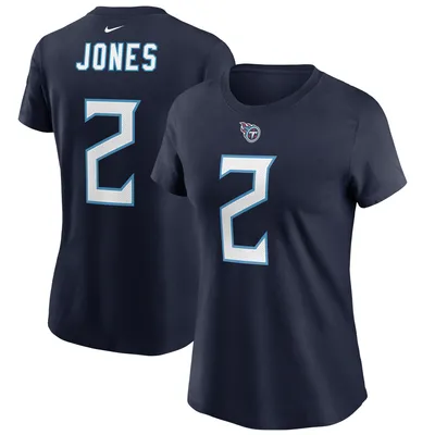 Men's Nike Derrick Henry White Tennessee Titans Name & Number T-Shirt