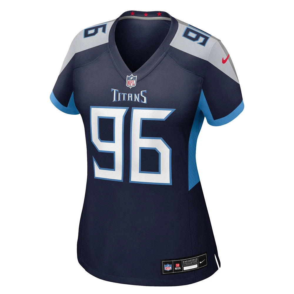 Women's Nike McTelvin Agim  Navy Tennessee Titans Team Game Jersey