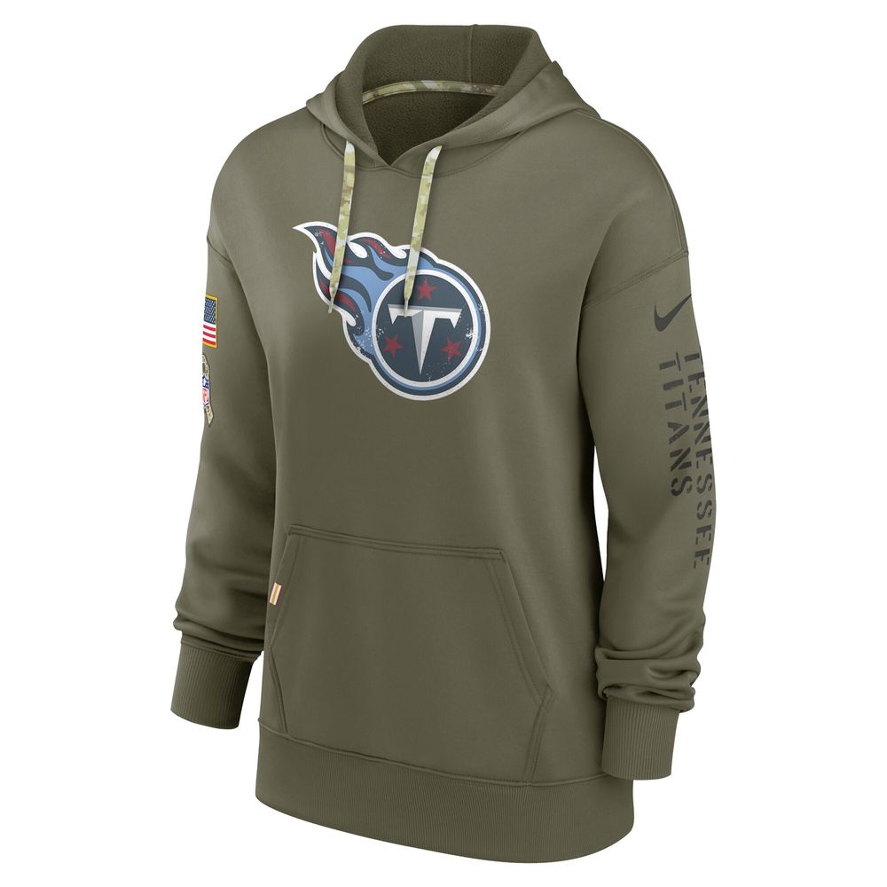 Nike Women's Nike Olive Tennessee Titans 2022 Salute To Service Performance  Pullover Hoodie