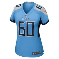 Women's Nike Sam Mustipher  Light Blue Tennessee Titans Team Game Jersey