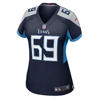 Maillot de match Nike Sebastian Joseph-Day bleu marine pour femme des Tennessee Titans