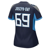 Maillot de match Nike Sebastian Joseph-Day bleu marine pour femme des Tennessee Titans