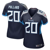 Maillot de match Nike Tony Pollard bleu marine Tennessee Titans pour femme