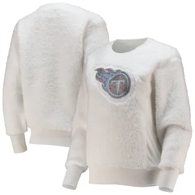 Tennessee Titans Touch Women's Milestone Tracker Pullover Sweatshirt - White