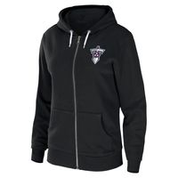 Women's WEAR by Erin Andrews Black Tennessee Titans Sponge Fleece Full-Zip Hoodie