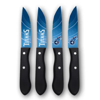 Tennessee Titans Woodrow 4-Piece Stainless Steel Steak Knife Set