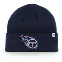 Bonnet en tricot basique à revers pour jeune '47 Navy Tennessee Titans
