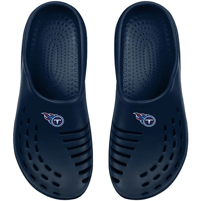 Youth FOCO Navy Tennessee Titans Sunny Day Clogs